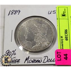 1889 MORGAN SILVER DOLLAR