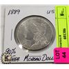 Image 1 : 1889 MORGAN SILVER DOLLAR