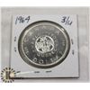 Image 1 : 1964 CHARLETTETOWN SILVER DOLLAR
