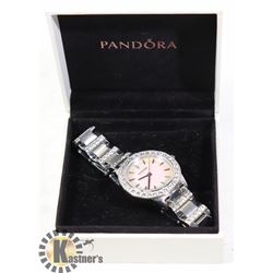 LADIES AUTHENTIC FOSSIL WATCH WITH PINK