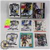 Image 1 : AUTOGRAPHED HOCKEY CARDS 9 CARD SHEET FEATURING