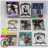 Image 1 : AUTOGRAPHED HOCKEY CARDS 9 CARD  SHEET FEATURING