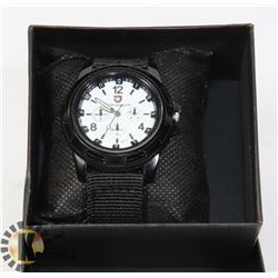 GENIUS ARMY WATCH BLACK WITH WHITE FACE