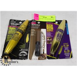 3 MAYBELLINE -2 BLACK MASCARA & 1 SOFT