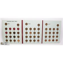PARTIAL CANADA SMALL CENT COLLECTION