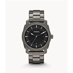 NEW FOSSIL BLACK DIAL ST STEEL 42MM MSRP$207 WATCH