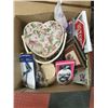 Image 1 : BOX W/HOUSEHOLD ITEMS INCL.