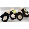 Image 2 : 2 PAIR NEW BROWN/ BLACK BEAR PAW CHILDREN'S MITTEN