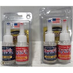 BOX WITH TWO NEW SETS OF RAPID FIX (DUAL