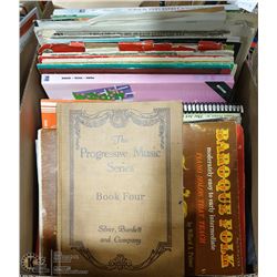 LARGE BOX FULL OF MUSIC BOOKS INCL. 1915