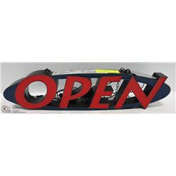 LIGHT UP OPEN SIGN 18" WIDE