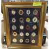 Image 1 : MEDAL COLLECTION OF HIGHLAND DANCING FRAMED 14" W