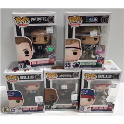 LOT OF SIX FUNKO POPS ASSORTED
