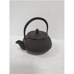 VINTAGE CAST IRON TEAPOT