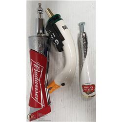BEER TAP HANDLES.