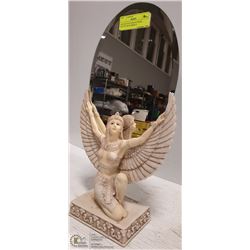 DECORATIVE ROMAN/CREEK STATUE WITH MIRROR