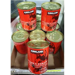 DOZEN CANS OF KIRKLAND DOG FOOD