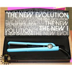 NEW EVALECTRIC CLASSIC STYLER 1.25" CERAMIC BLUE