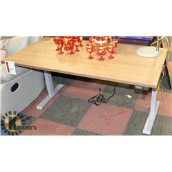 NEW ELECTRONIC LIFT TOP DESK, 58 X 29 X 29