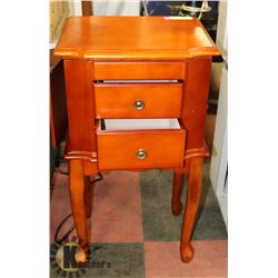 JEWELLERY TABLE WITH 2 DRAWERS 29" TALL X 16" WIDE