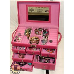 NEW PINK 6-DRAWER & TOP STORAGE