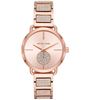 Image 1 : NEW MICHAEL KORS ROSE GOLD TONE WATCH MSRP $415