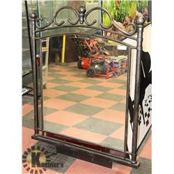 LARGE METAL MIRROR, 40 X 52