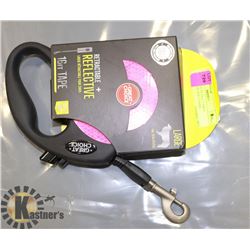 NEW LARGE RETRACTABLE REFLECTIVE DOG LEASH,