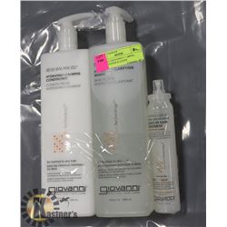 LUXURY GIOVANNI SHAMPOO, CONDITIONER & LEAVE