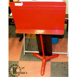 RED MANHASSET METAL MUSIC STAND