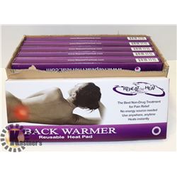CASE OF 6 NEW REPEAT THE HEAT REUSABLE  BACK