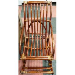 KIDS WOODEN ROCKING CHAIR