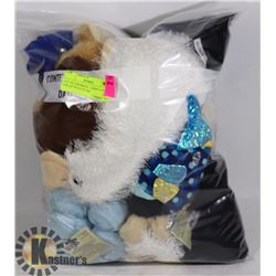 LOT OF 6 WEBKINZ "ADOPT A PET" COLLECTIBLE PLUSH