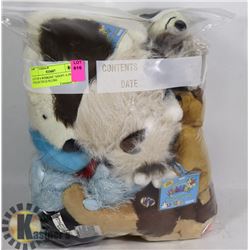 LOT OF 6 WEBKINZ "ADOPT A PET" COLLECTIBLE PLUSH
