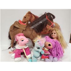 KIDS LOT: INCLUDES 2 MY LIFE PONIES AND ASSORTED