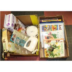 LOT OF COOKBOOKS/GARDEN BOOKS