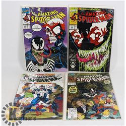 FOUR VENOM COMIC BOOKS