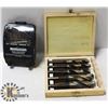 Image 1 : 5PC LARGE DRILL BIT SET & 21PC MASTERCRAFT DRILL