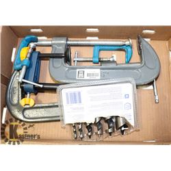 C-CLAMPS, DRILL BITS & MORE