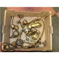 LARGE BRASS COLLECTION - BELLS, CATS & MORE