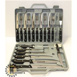 GOURMET KITCHEN KNIFE AND FORK SET