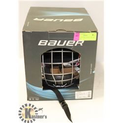 NEW BAUER PINK HOCKEY HELMET AND CAGE