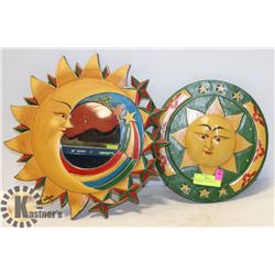 DECORATIVE SUN/MOON WALL HANGINGS