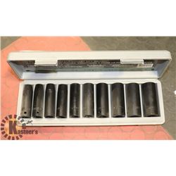 10PC METRIC IMPACT SOCKETS