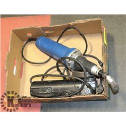 POWERFIST DIE GRINDER AND 5" GRINDER