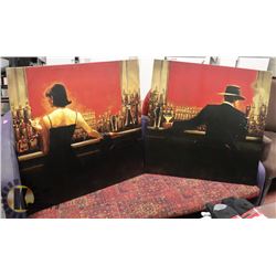 SET OF 2 PICTURES, 32 X 32 EACH