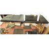 Image 1 : BLACK LEATHERETTE FOLDING MASSAGE TABLE - AS IS