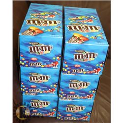 CASE WITH 6 BOXES OF 24 30GRAM CONTAINERS OF M&M