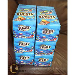 CASE WITH 6 BOXES OF 24 30GRAM CONTAINERS OF M&M