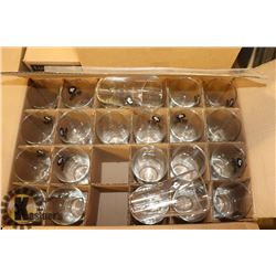CASE OF 24 NEW 20 OZ BIG ROCK BEER GLASSES